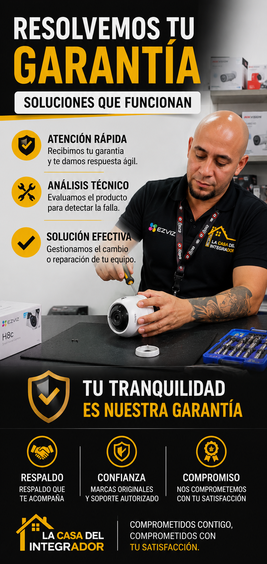 Resolvemos tu garantía — Soluciones que funcionan